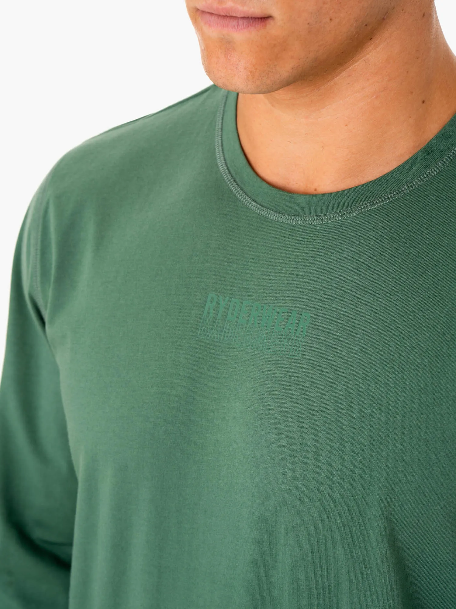 Limitless Unisex Forest Green Long Sleeve T-Shirt