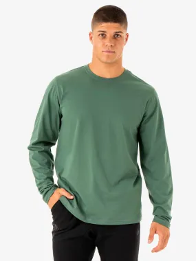 Limitless Unisex Forest Green Long Sleeve T-Shirt