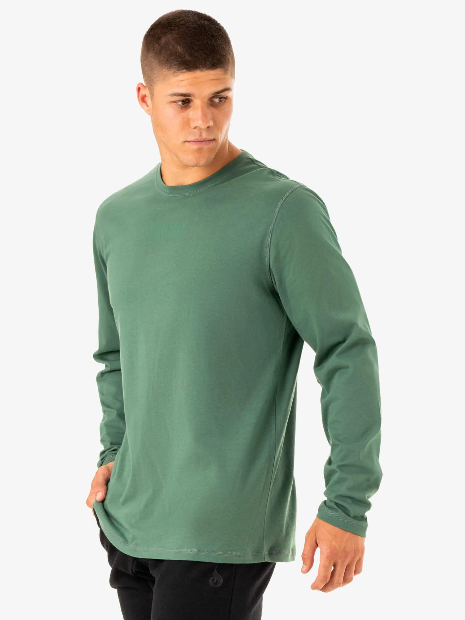 Limitless Unisex Forest Green Long Sleeve T-Shirt