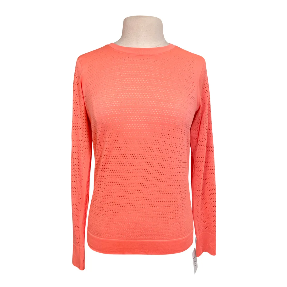 Lululemon 'Breeze By Squad' Long Sleeve Shirt in Coral - Women's Medium