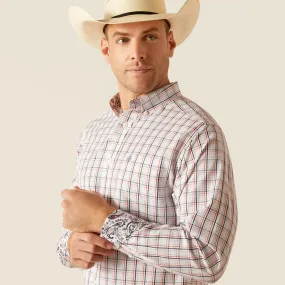 MEN'S ARIAT WRINKLE FREE WESTON FITTED LONG SLEEVE SHIRT