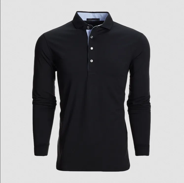 Men's Greyson | Apache Long Sleeve Polo | Shepherd