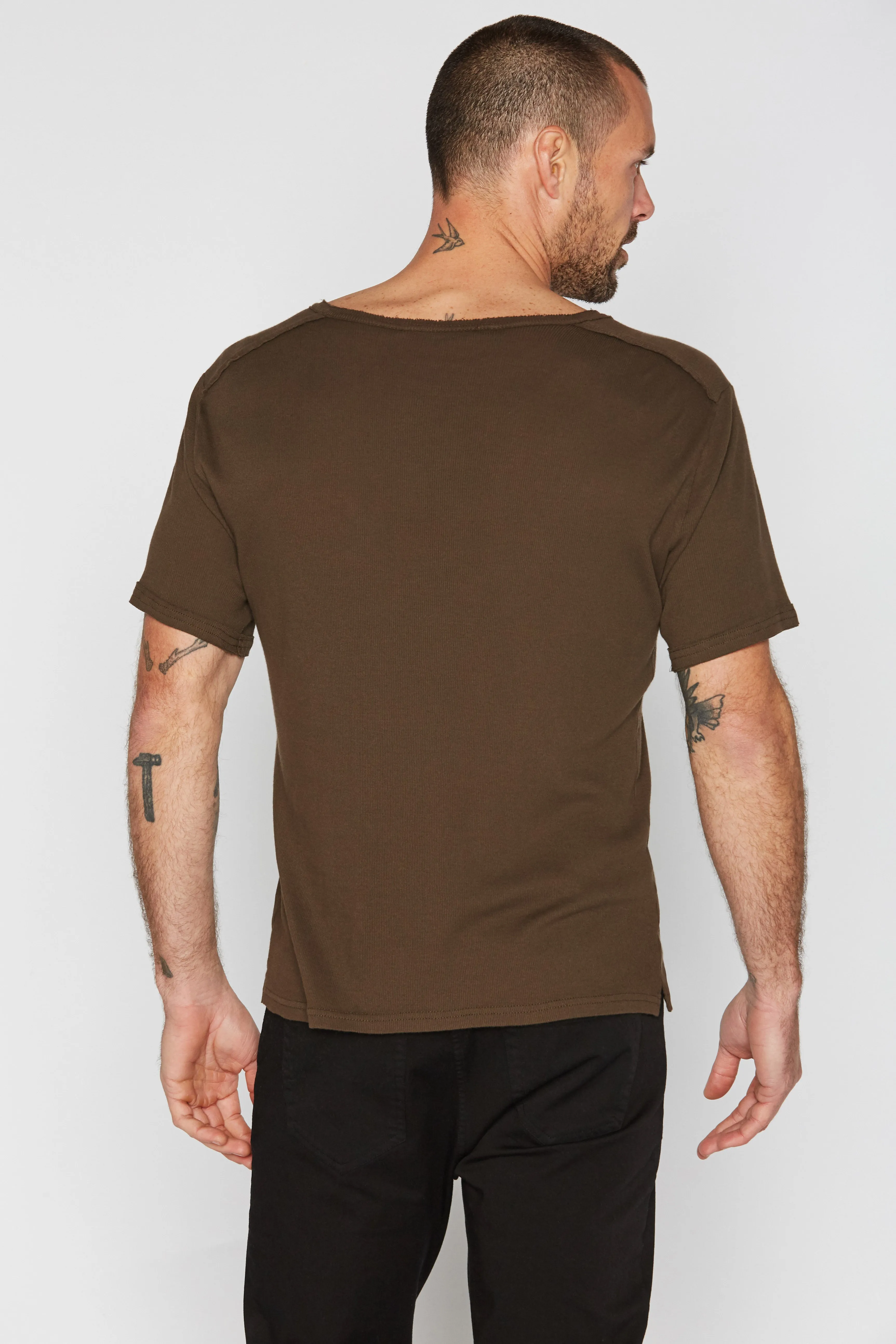 Men's Henley Short Sleeve