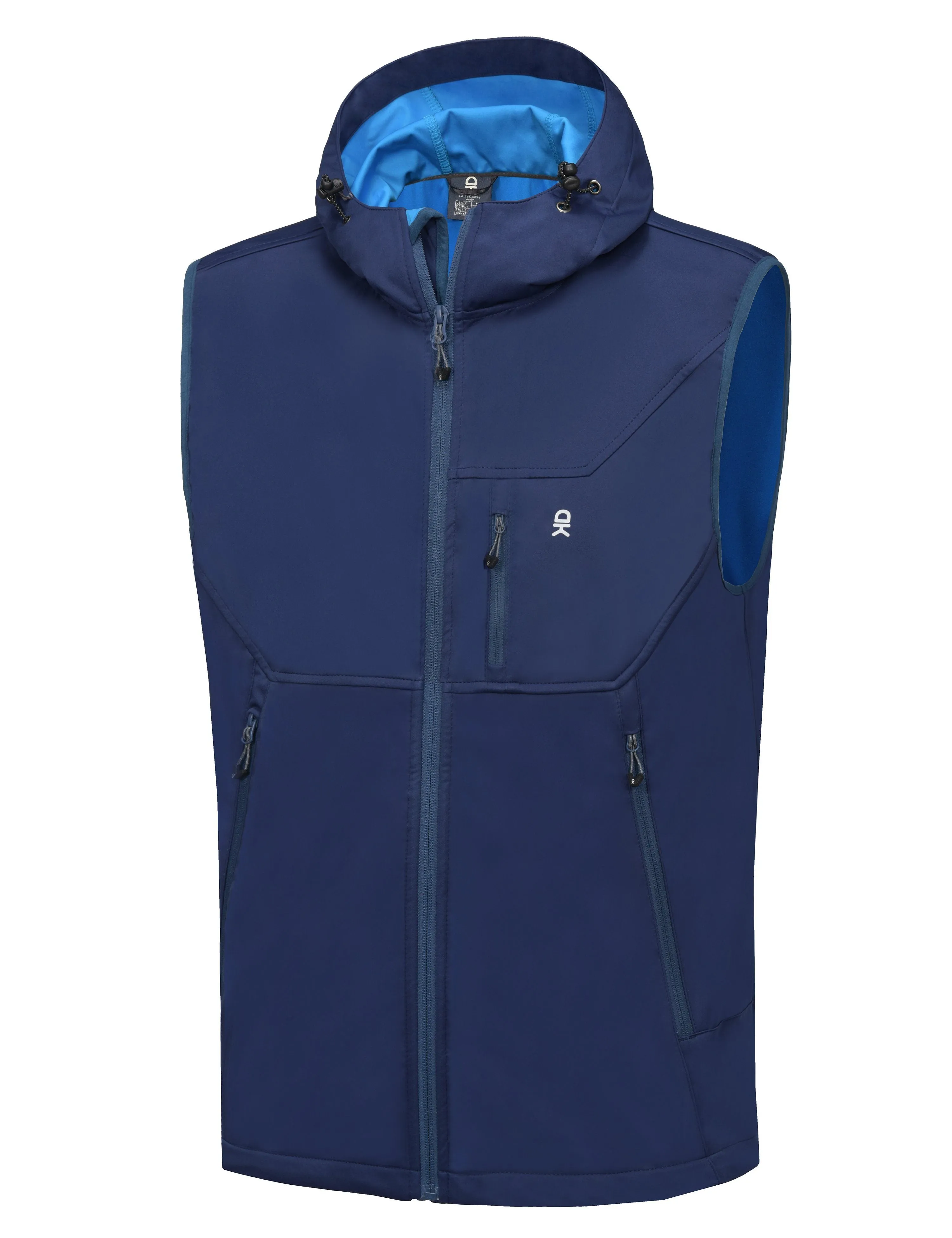 Men's Hooded Windproof Softshell Vest all