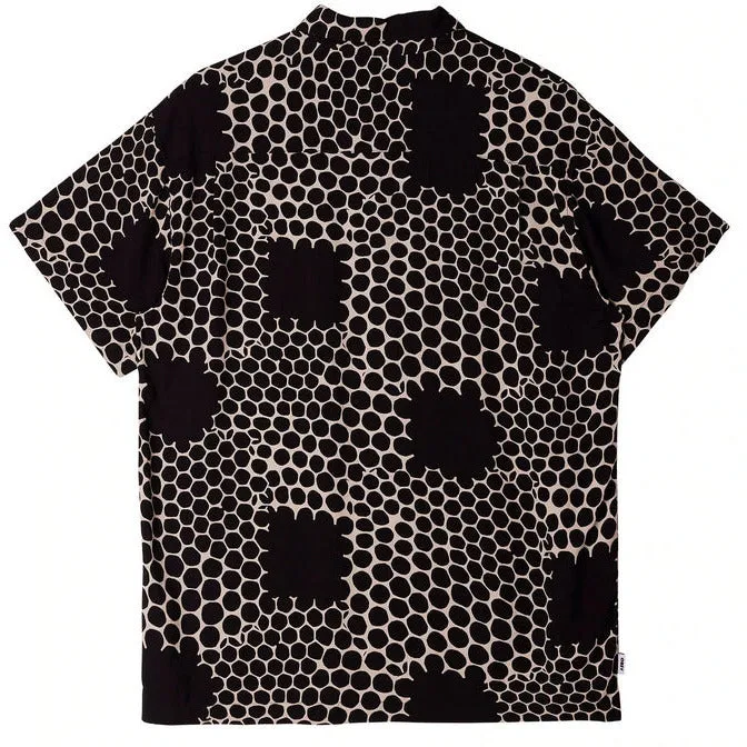 Obey Short sleeve shirt with honeycomb pattern 181210340 black multi