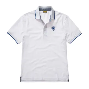 Polo Uomo Blauer Bianco