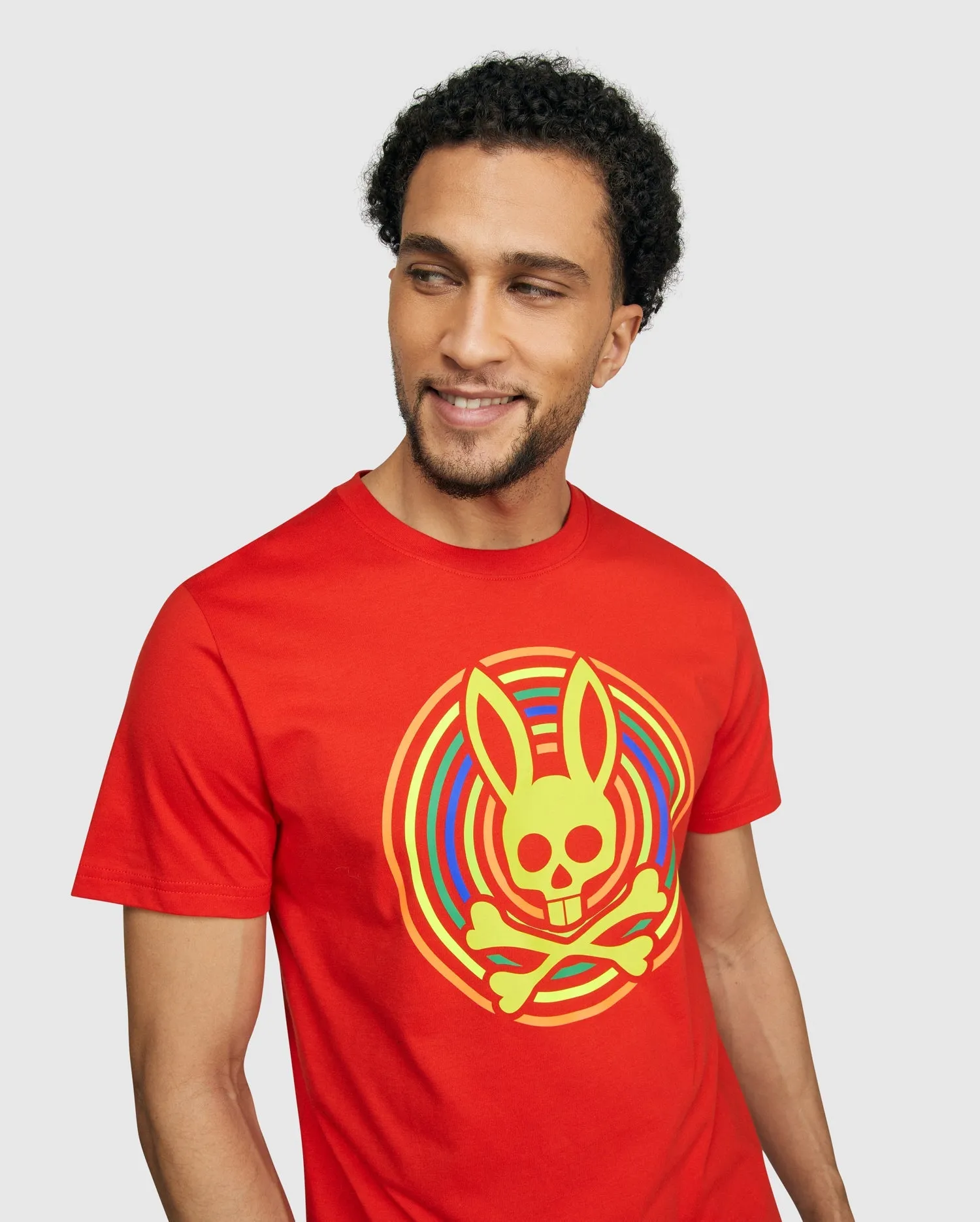 Psycho Bunny Mens Andrew Tee - Red Spice