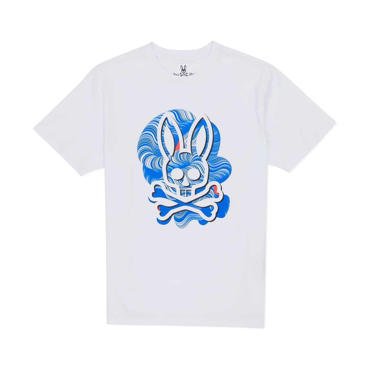 Psycho Bunny Mens Slaytor Graphic Tee - White