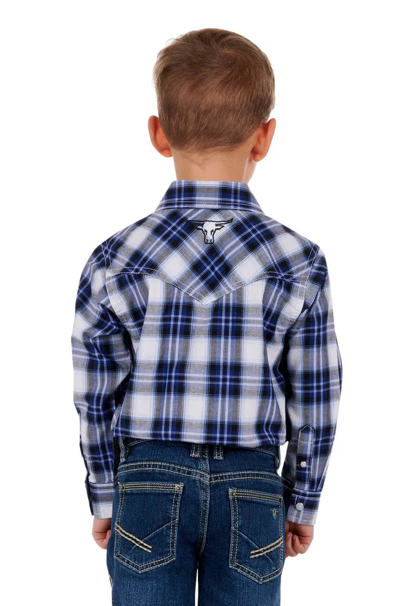 Pure Western Boys Mitchell LS Shirt