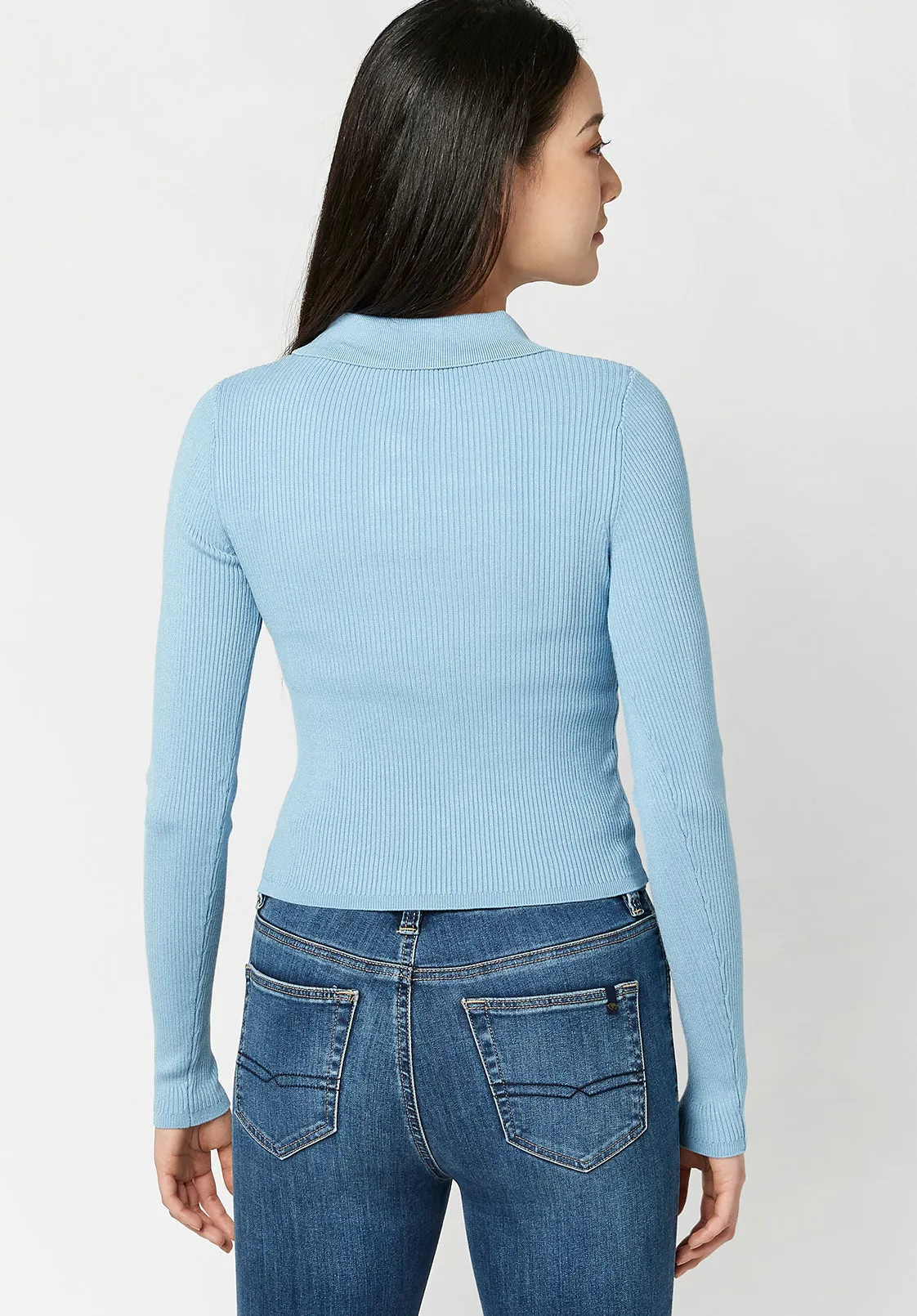 Ribbed Knit Meadow Sweater - SW0301H