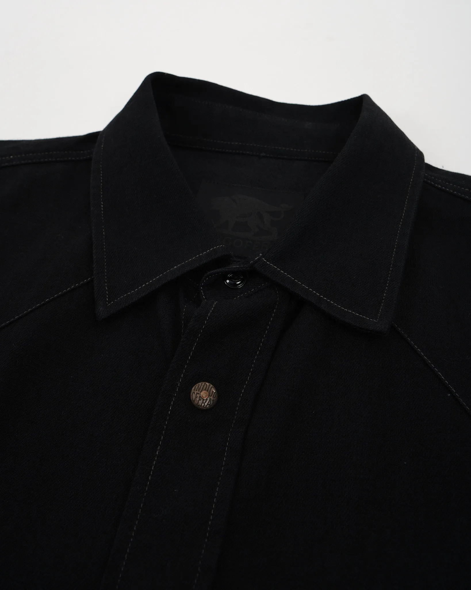 Ryman Shirt 8 oz Kochi Black Denim Rinsed