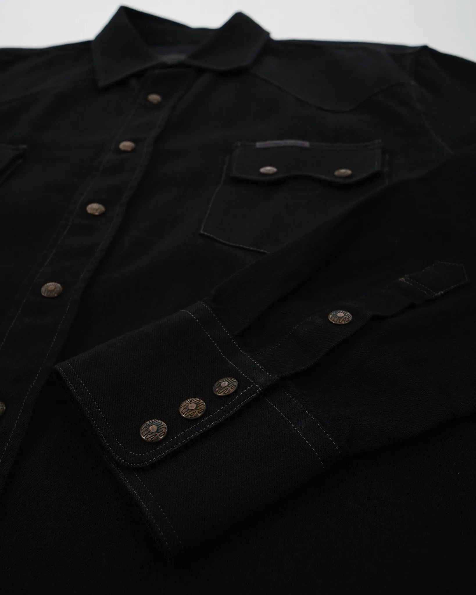 Ryman Shirt 8 oz Kochi Black Denim Rinsed