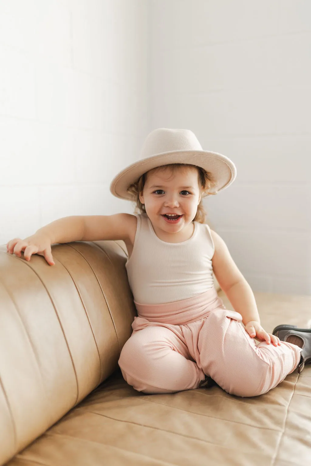 Sleeveless Bodysuit KIDS - BEIGE