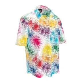 Splattered Rainbow Short Sleeve Shirt