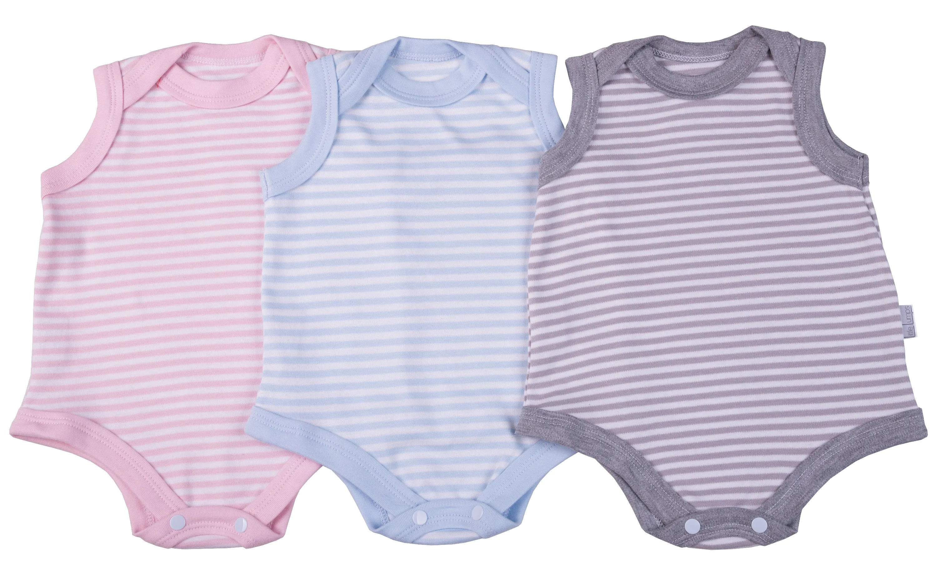 Striped Baby Sleeveless Onesie