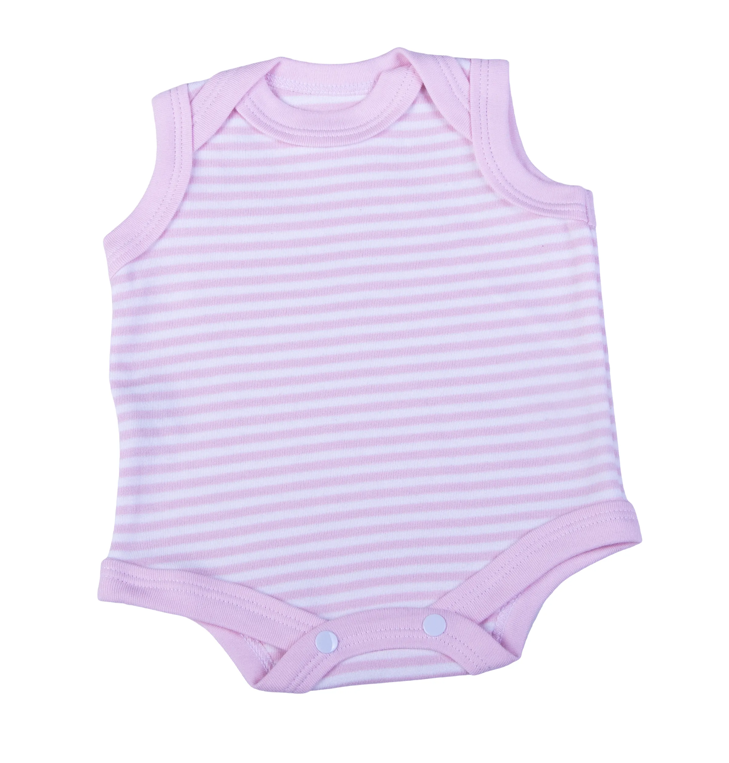 Striped Baby Sleeveless Onesie