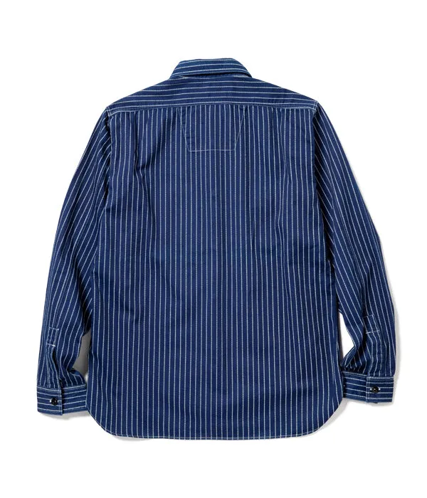 SUGARCANE FICTION ROMANCE WABASH STRIPE  8.5oz Work Shirt