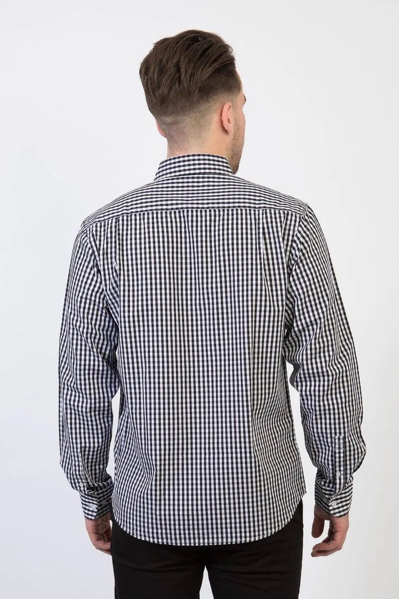 TEDDY Men's Essential Gingham Shirt - Long or Short Sleeve