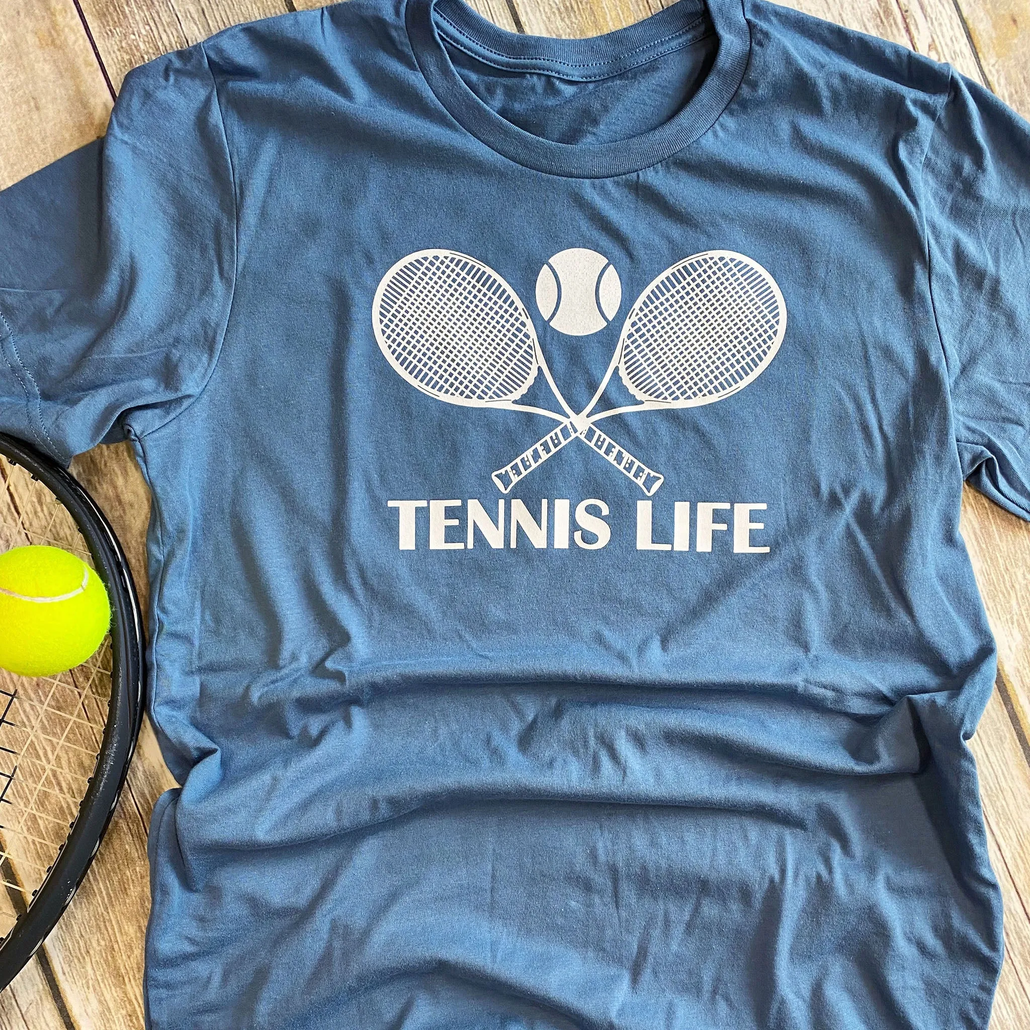 Tennis Life Graphic T-Shirt