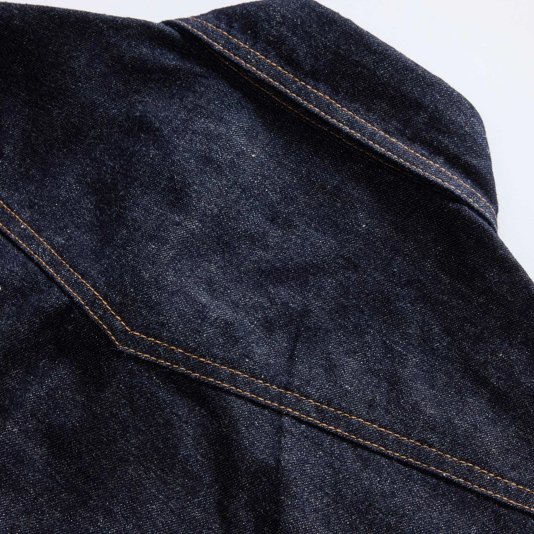 The Frontier Shirt in Rinsed Indigo Denim