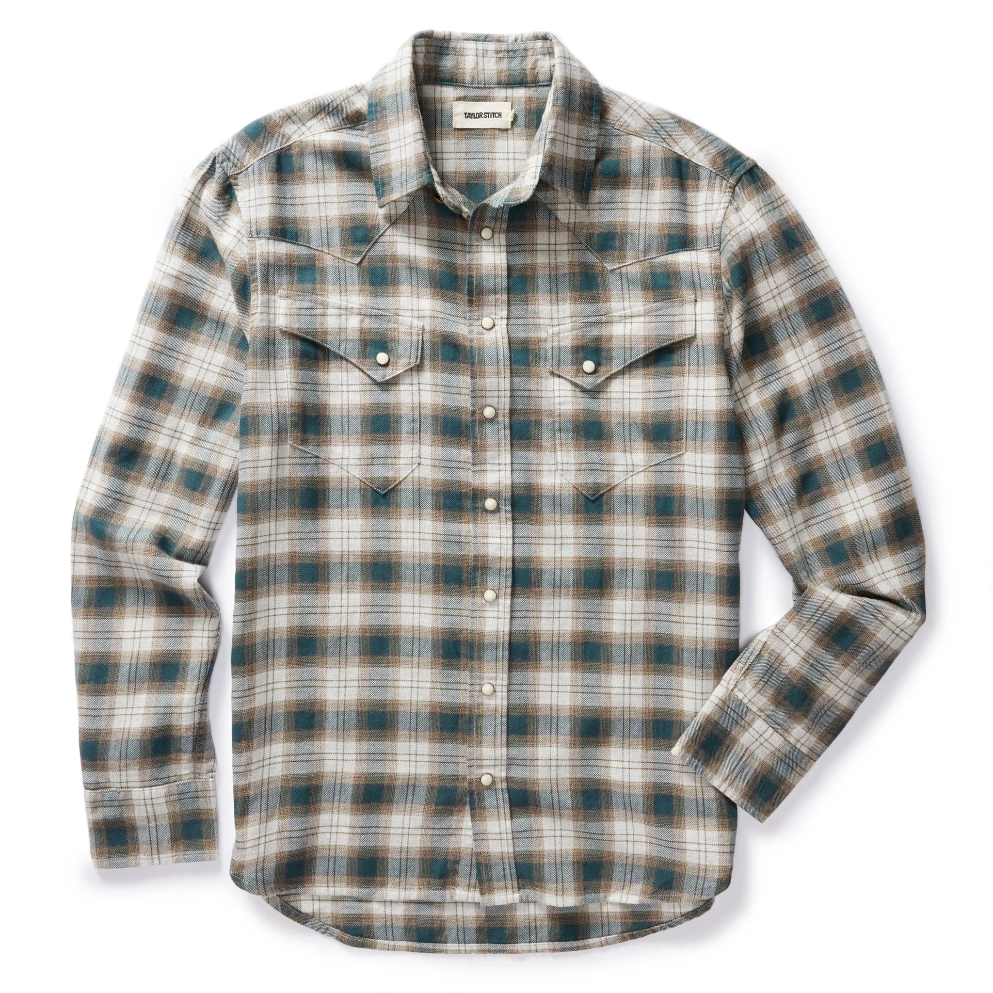 The Western Shirt in Wetland Plaid