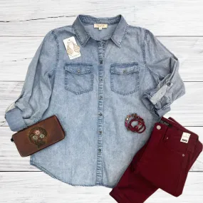 Toby Chambray Shirt S-3XL