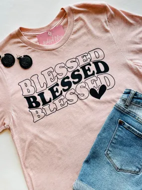 Triple Blessed Graphic Tee