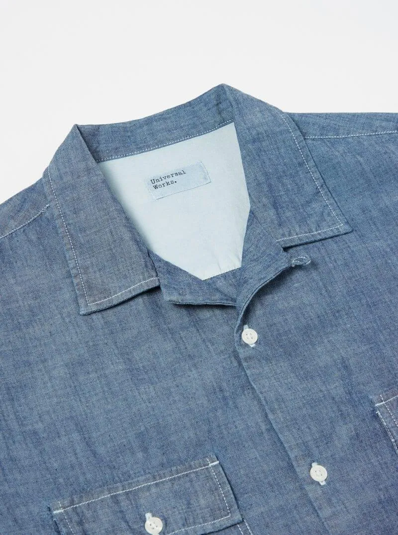 Universal Works - Worker Shirt In Indigo Chambray