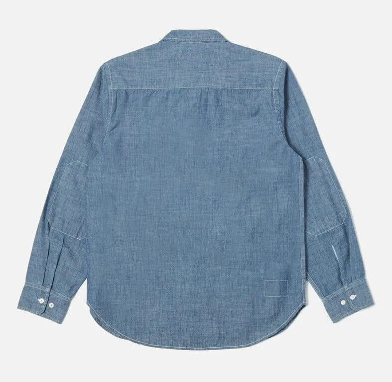 Universal Works - Worker Shirt In Indigo Chambray