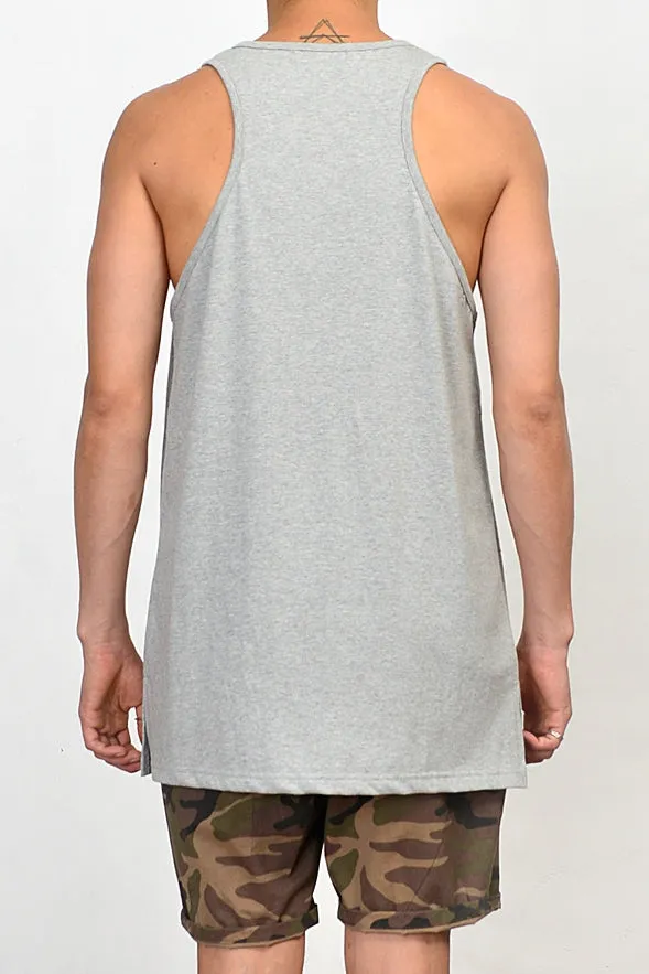 White Black Heather Gray Casual Sleeveless Tshirts Mens Tees Tanks Tops Basic Made in Korea 100% Washed Cotton Loose fitted