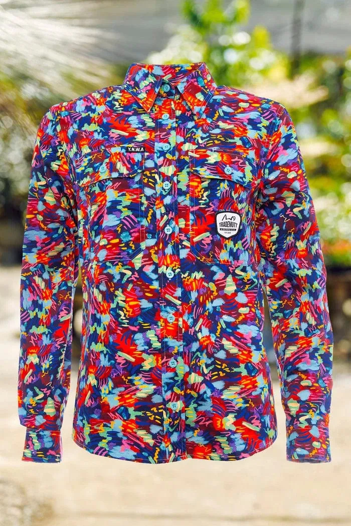 Women's Artsy Fartsy Full Print Workshirt