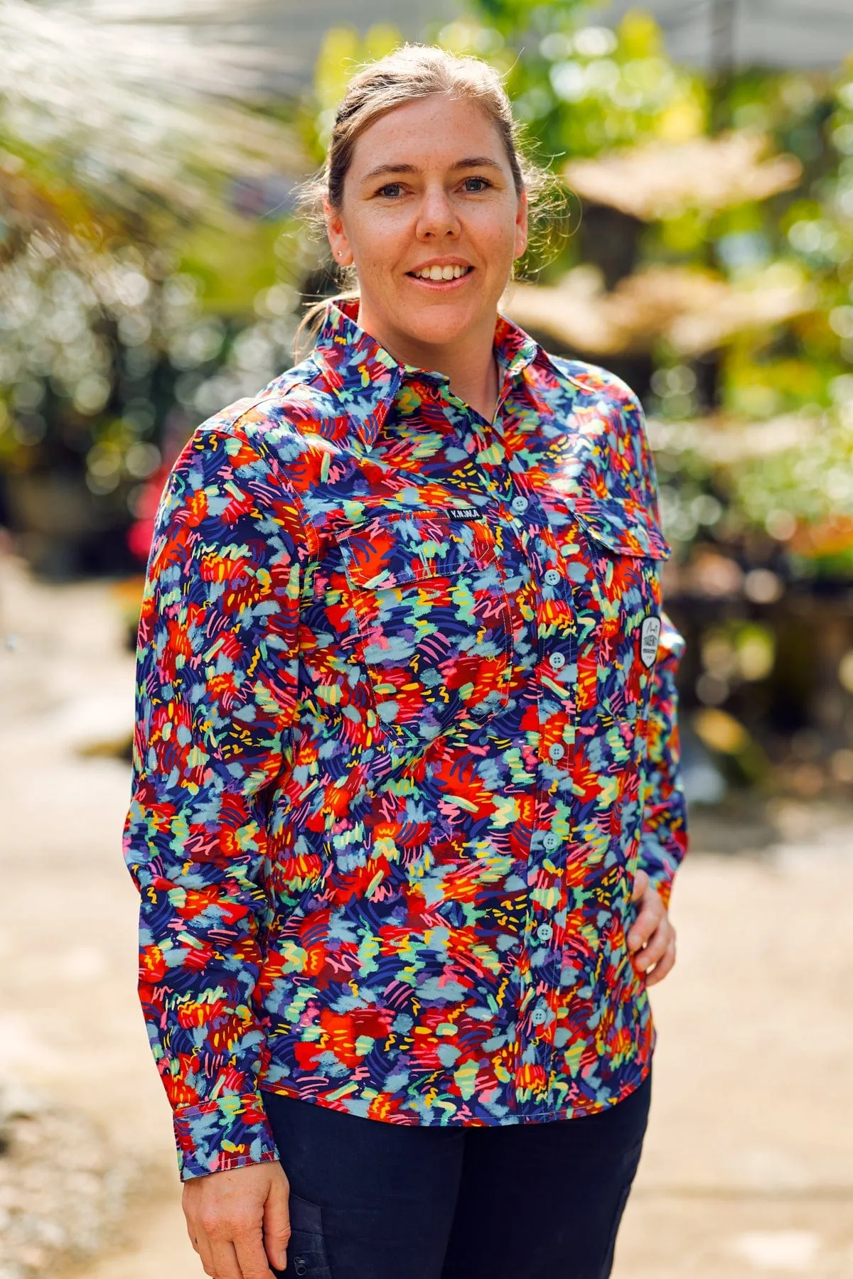 Women's Artsy Fartsy Full Print Workshirt