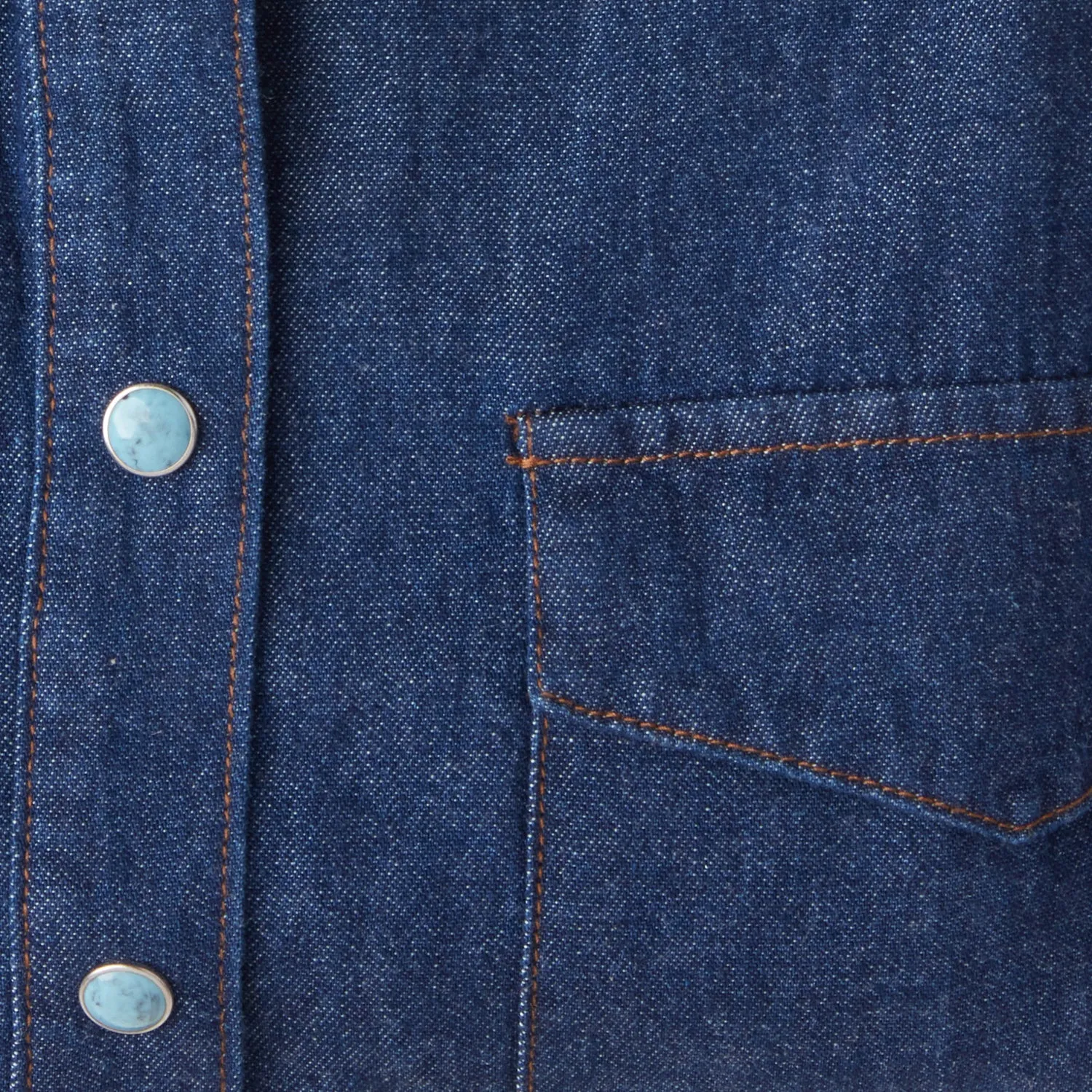 Women's Chambray Shirt :: Dark Denim