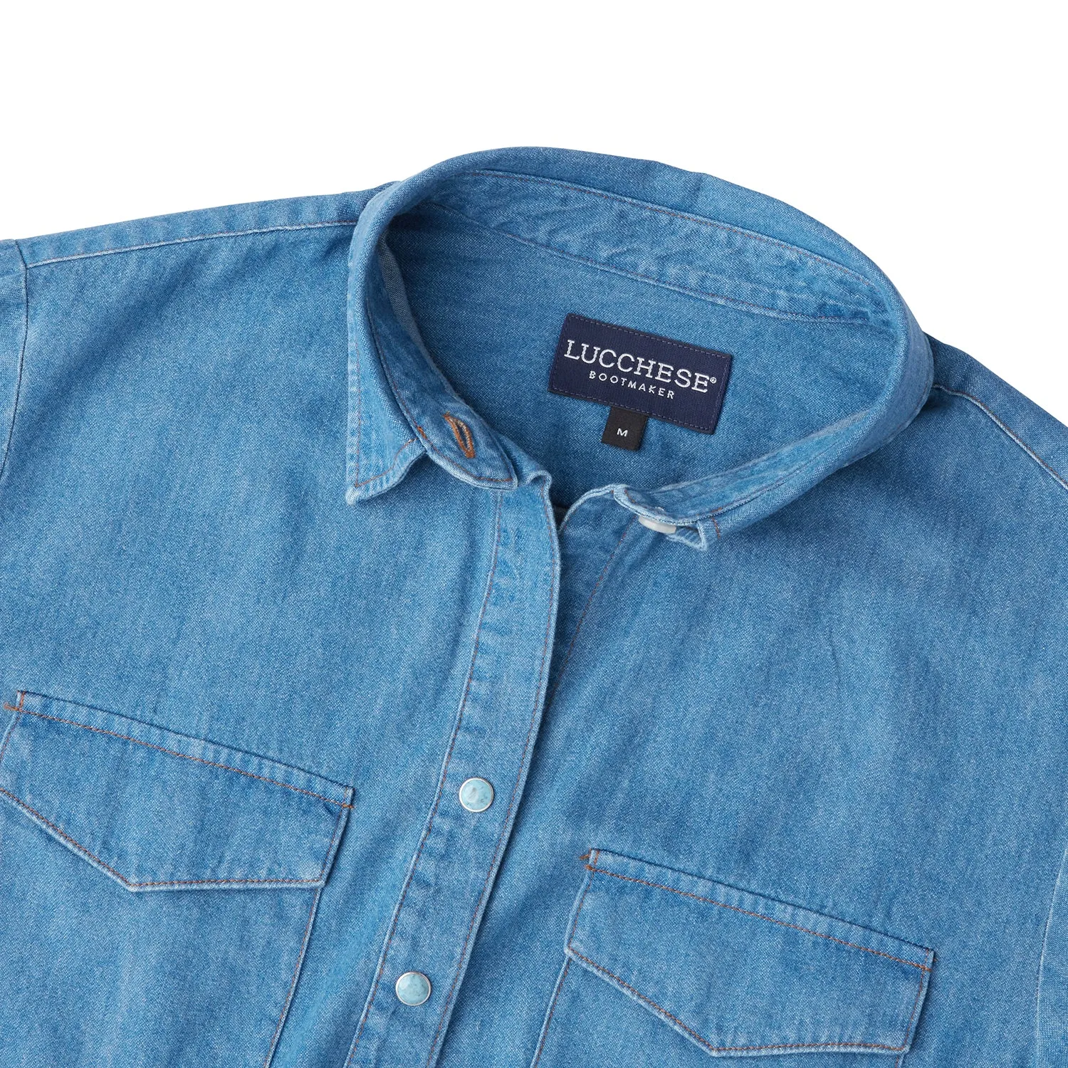 Women's Chambray Shirt :: Light Denim