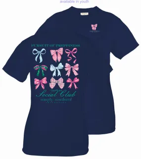 Youth 'Pursuit of Preppiness' Hair Bow Short Sleeve Tee by Simply Southern