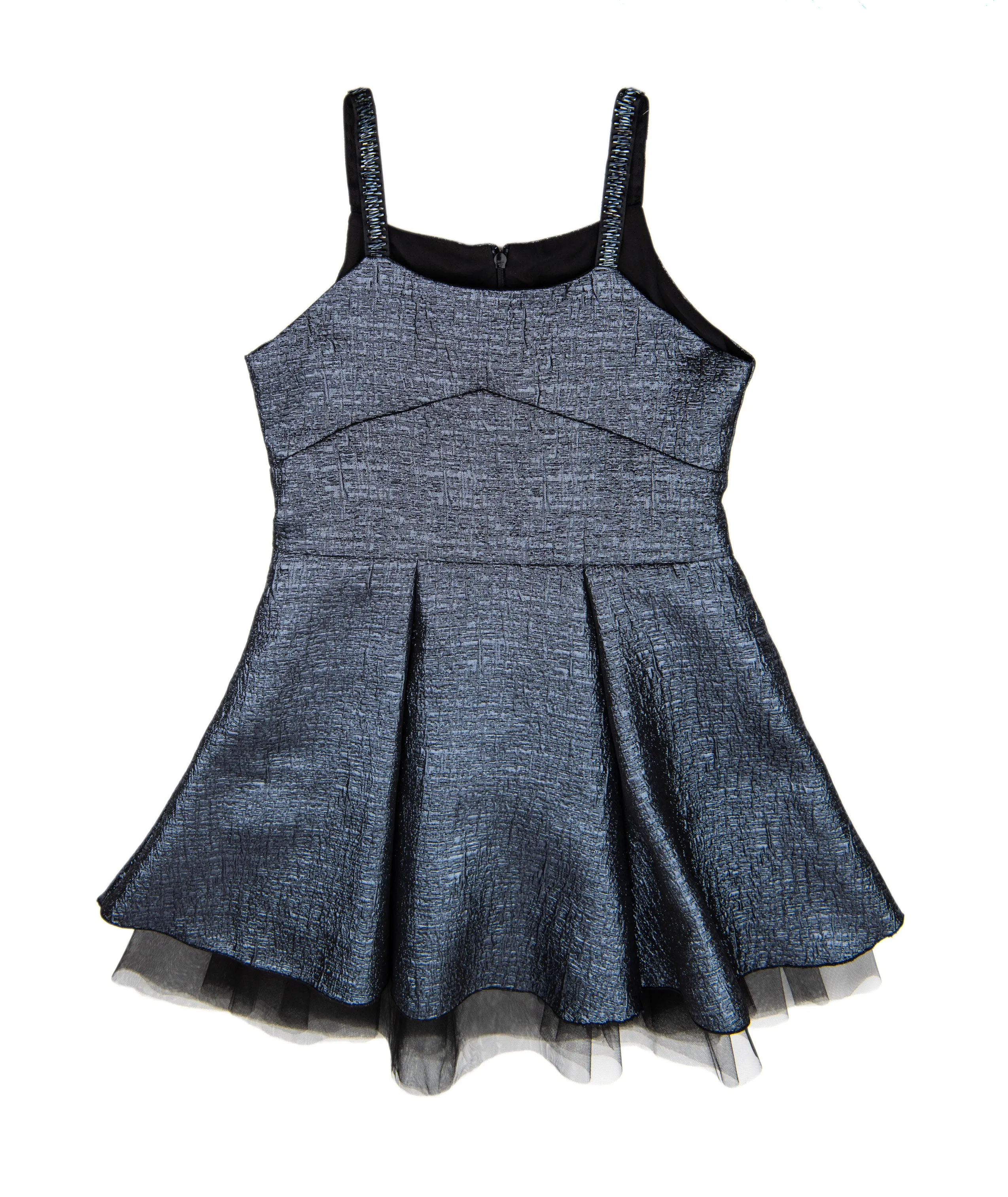 Zoe Ltd. Girls Henley Slate Party Dress