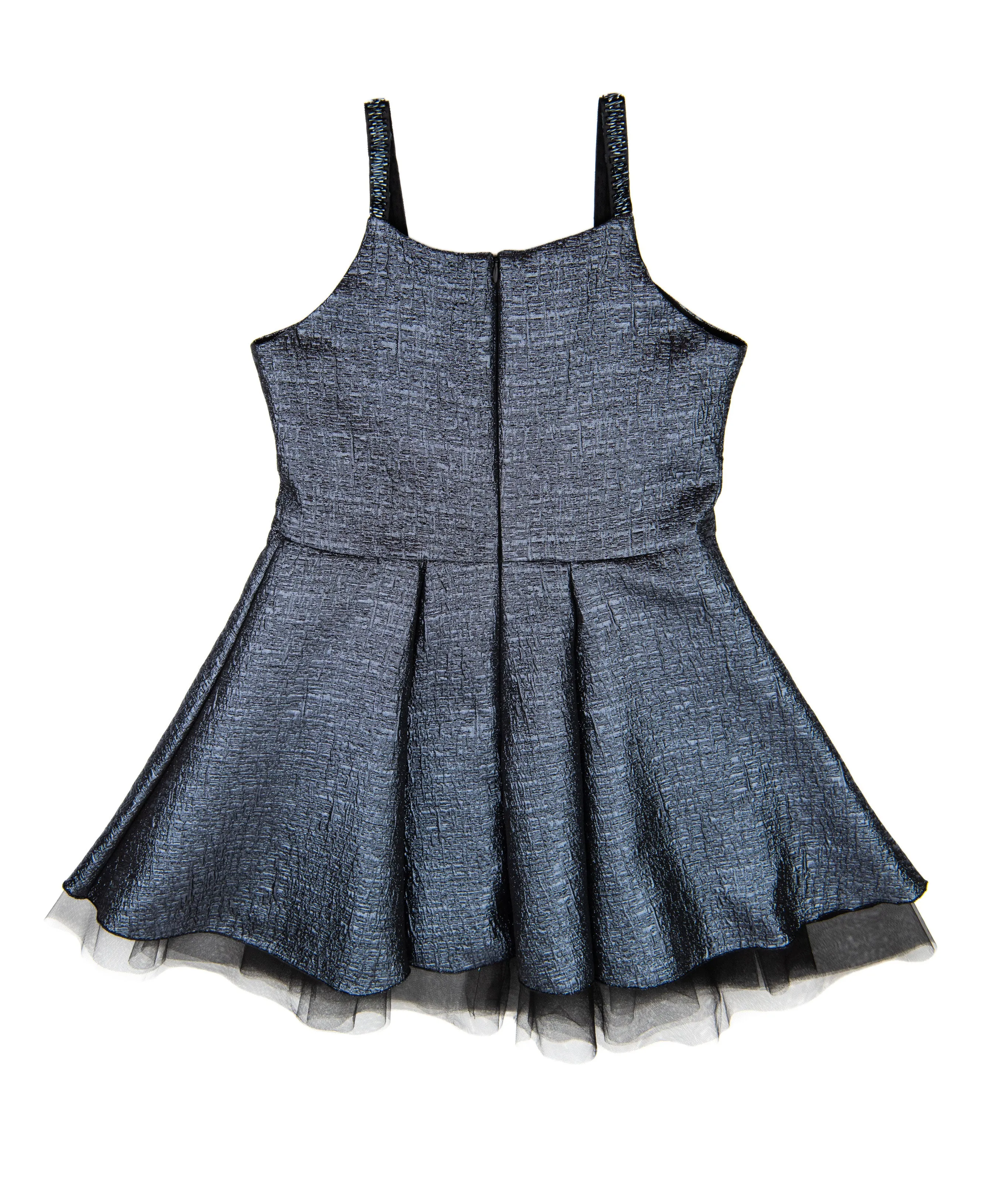 Zoe Ltd. Girls Henley Slate Party Dress